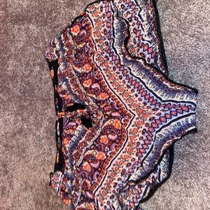 Shorts kind of float with a pattern